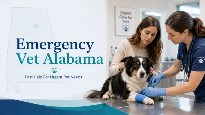 Pet receiving emergency veterinary care